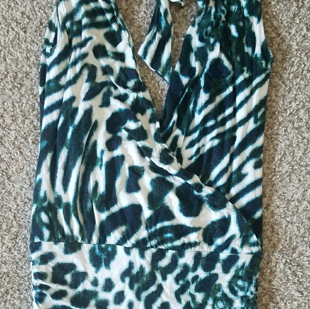 SOLD Marciano-snow leopard top